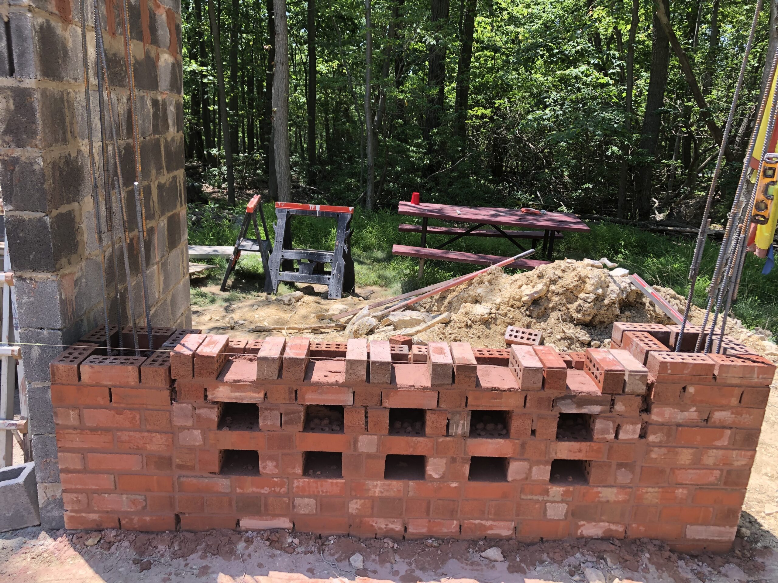 wall construction bricks