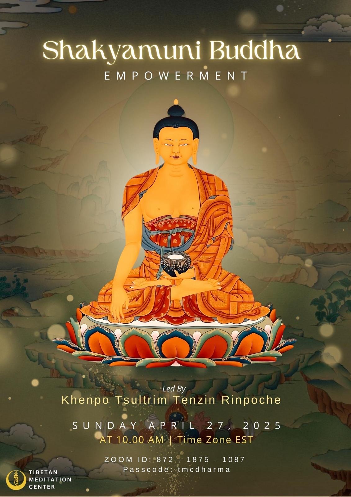 Shakyamuni Buddha Empowerment
