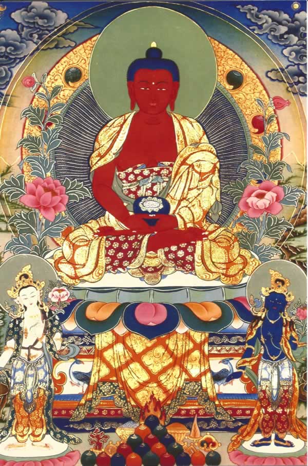 amitabha puja and lamp offering for web